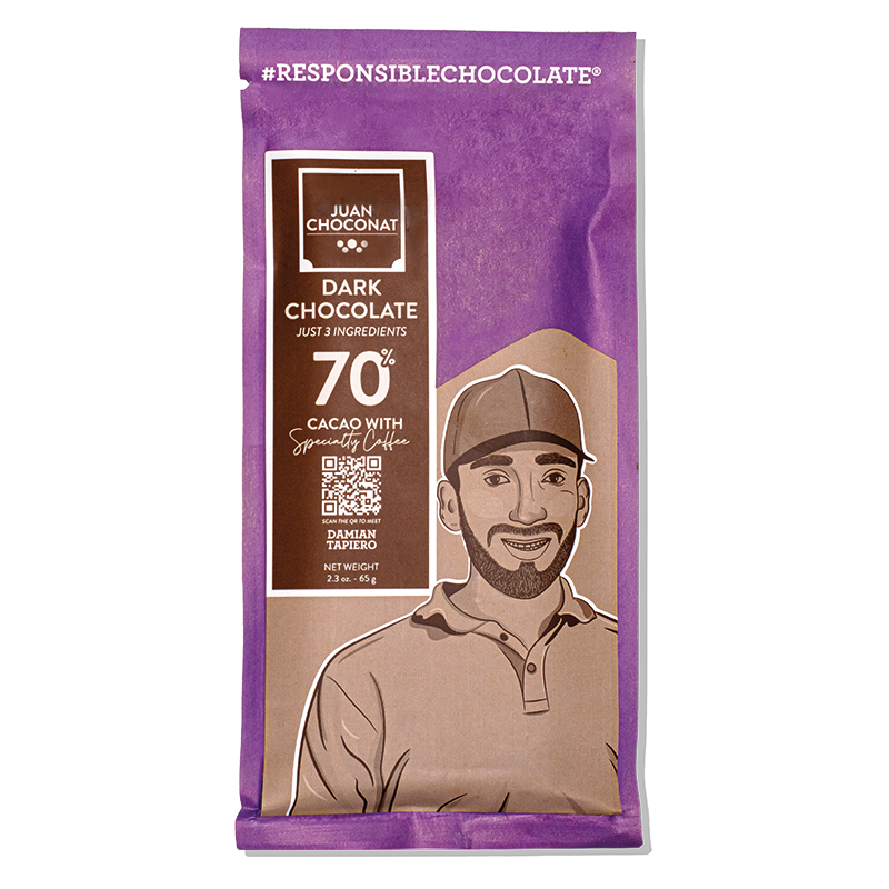 CHOCOLATE NEGRO 70% CACAO – CAFÉ COLOMBIANO DE ESPECIALIDAD
