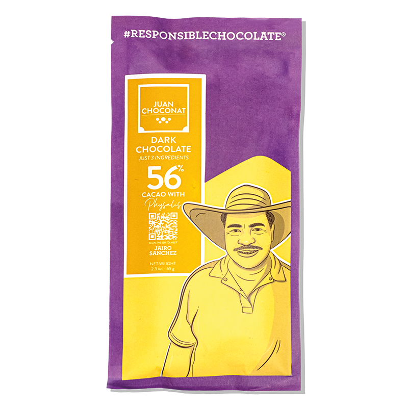 CHOCOLATE NEGRO 56% CACAO – GOLDEN BERRIES