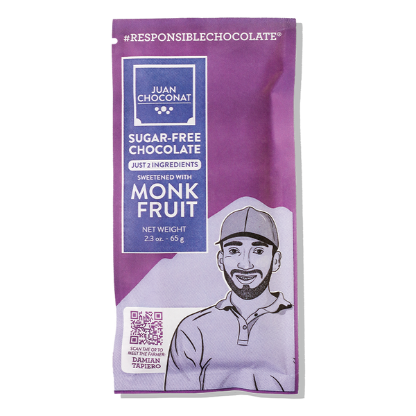 SUGAR-FREE CHOCOLATE 99.8% CACAO - MONK FRUIT